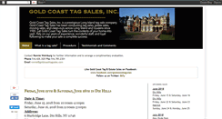 Desktop Screenshot of goldcoasttagsales.com