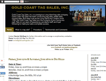 Tablet Screenshot of goldcoasttagsales.com